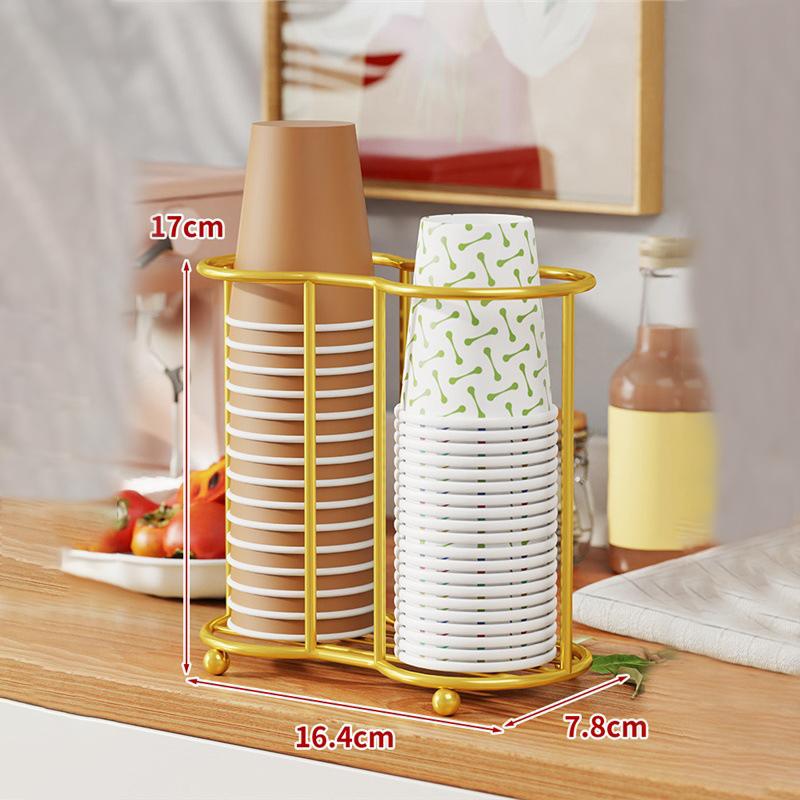 Kitchen Paper Cup Holder Disposables Cups Pickerbar Milk Tea Coffee Shop Disposable Cup Holder Storage Rack Organizier