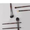 ALLEVG Makeup Brush Set of featuring goat hair Gentle on the with wooden Suitable for beginners and sensitive and Made with goat A popular gift for