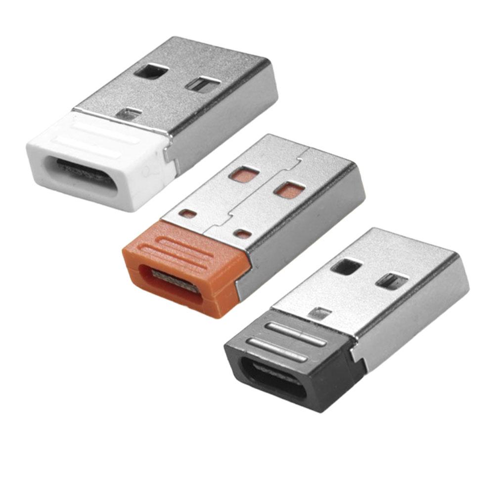 USB C Female to USB 2.0 Male OTG Adapter Converter, Solves Device Compatibility Issues, Fast Data Transfer & Stable Charging