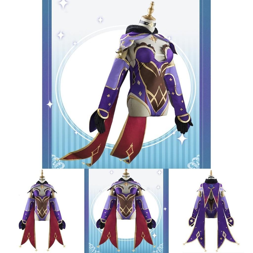 Mona Cosplay Costume Full Sets Handmade Custom Made High Elasticity