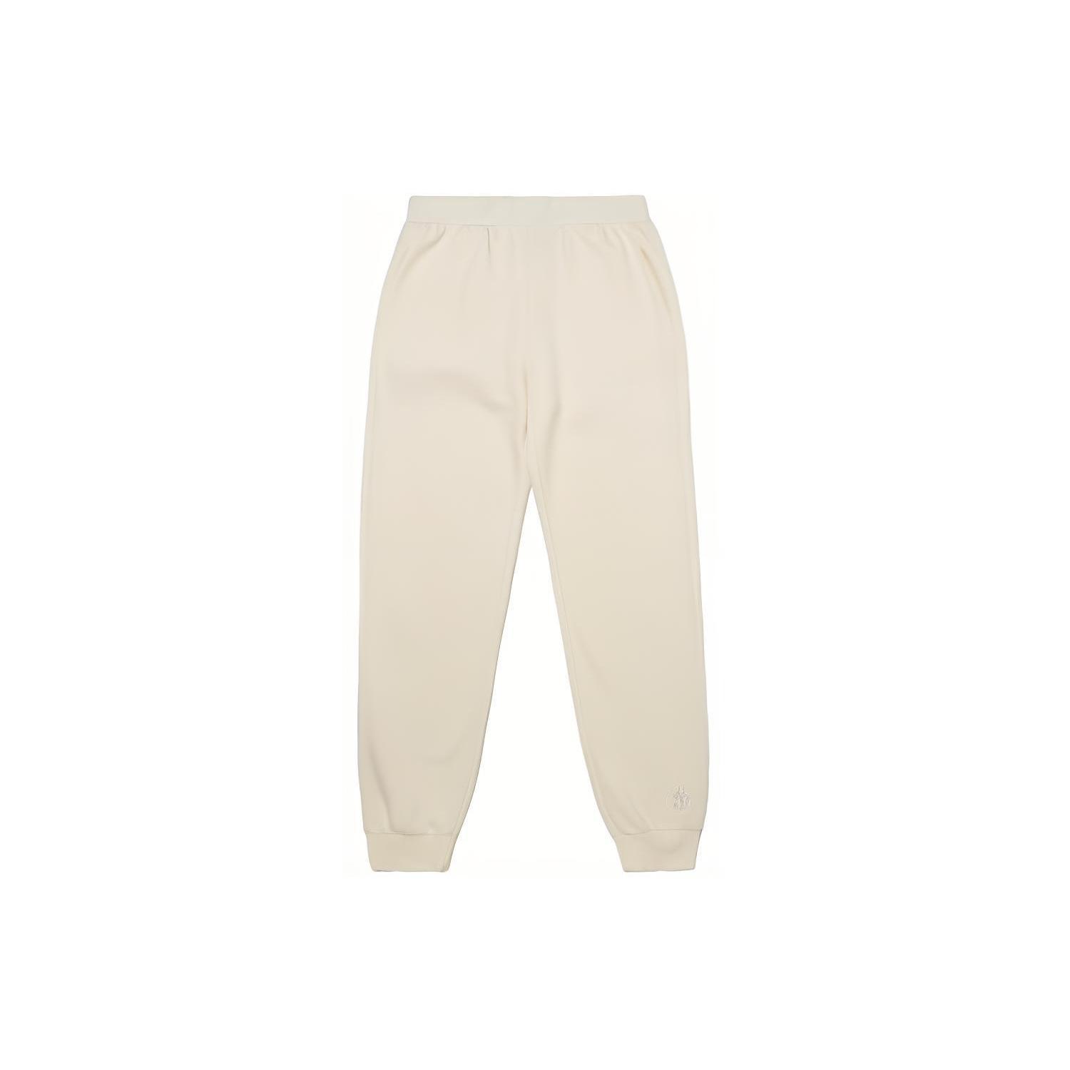 MLB Knitted Sweatpants Unisex Cream 3FTPB0221-50CRS S