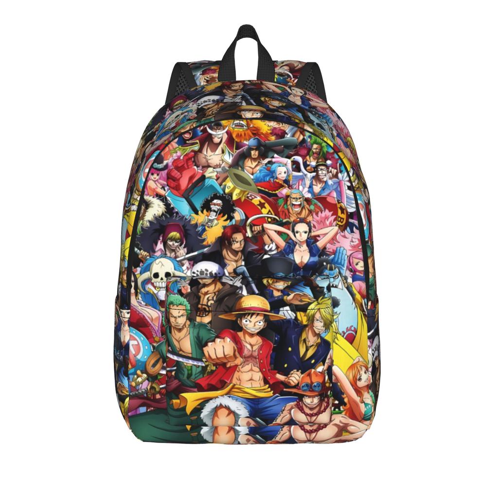 Anime O-One-Piece Fashion Backpack Outdoor Student Business One Piece Daypack for Men Women Laptop Computer Canvas Bags