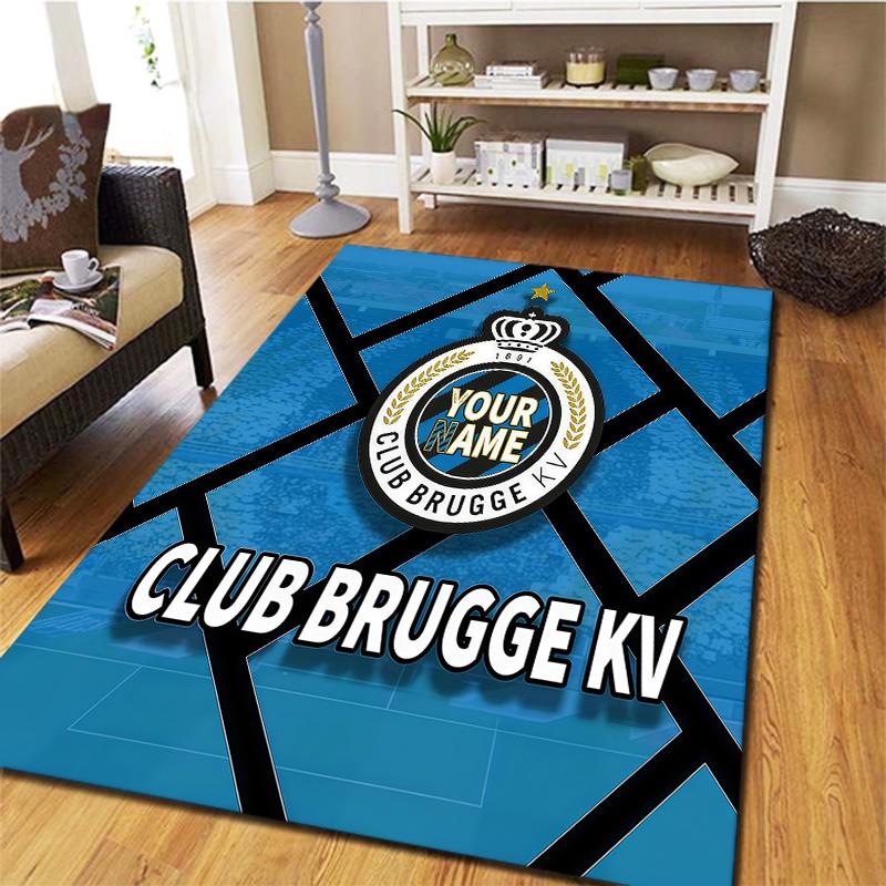 Club Brugge Kv Custom Name Carpet Rug For Living Room Bedroom Home Sofa Decoration Kids Play Nonslip Floor Mat