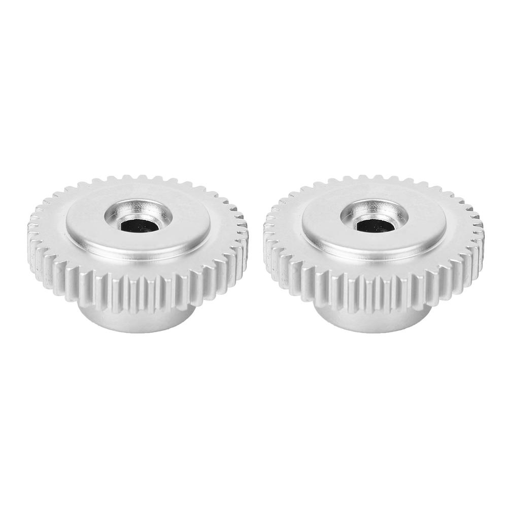 

2Pcs D Hole Gear High Strength Metal 40 Teeth Industrial Robot Parts 6mm Center Hole