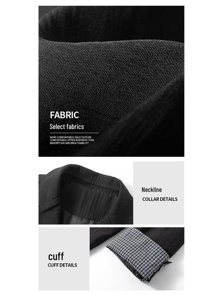 Men's Old Money Double-Breasted Vertical Stripe Suit Jacket - Trendy Autumn/Winter Style