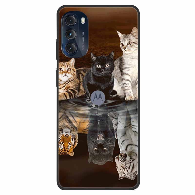 For Moto G 5G 2022 Case MotoG 5G Silicon Back Cover Protective Case For Motorola Moto G 5G 2022 Soft Case Cute Cats Coque
