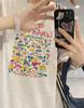 2025 New Korean Summer Pure Cotton Short Sleeved T-shirt Women's Cute Funny Casual Loose Fitting T-shirt Plus Sized Top