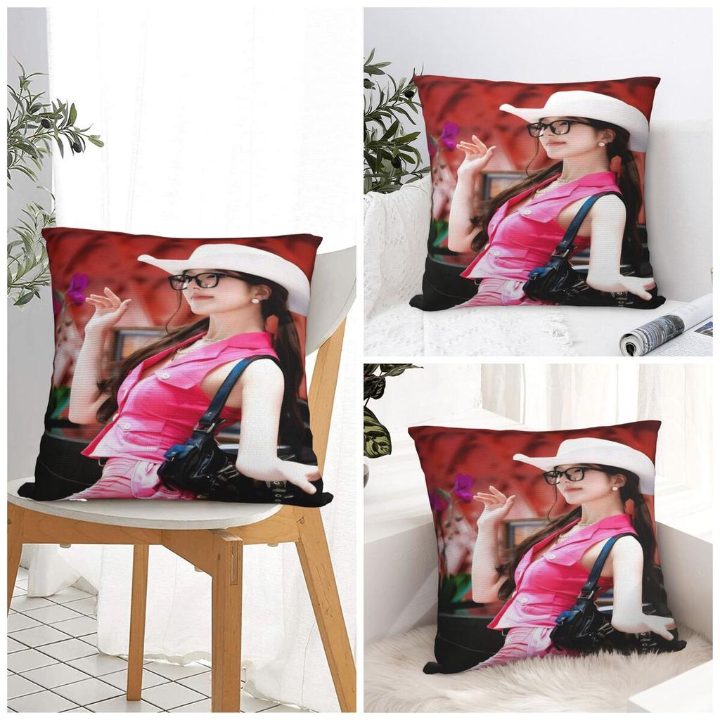 Pillow Cover Zhao Lusi Printed Cushion Cover Rosy Funny Pillow Case For Office Car Home Decorative Pillowcases