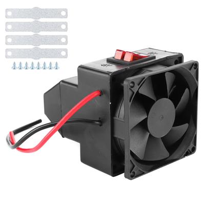 Araba Isıtıcı Isıtıcı Oto Buz Çözücü Buğu Giderici Nem Alıcı Siyah Hava Isıtıcı 12V 260W