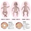 TEYVIYI Reborn 47cm with Realistic Baby Full Silicone Baby Cute Baby Parenting Practice Doll Therapy Boy No Skeleton Makeup Doll, Skeleton, Doll,