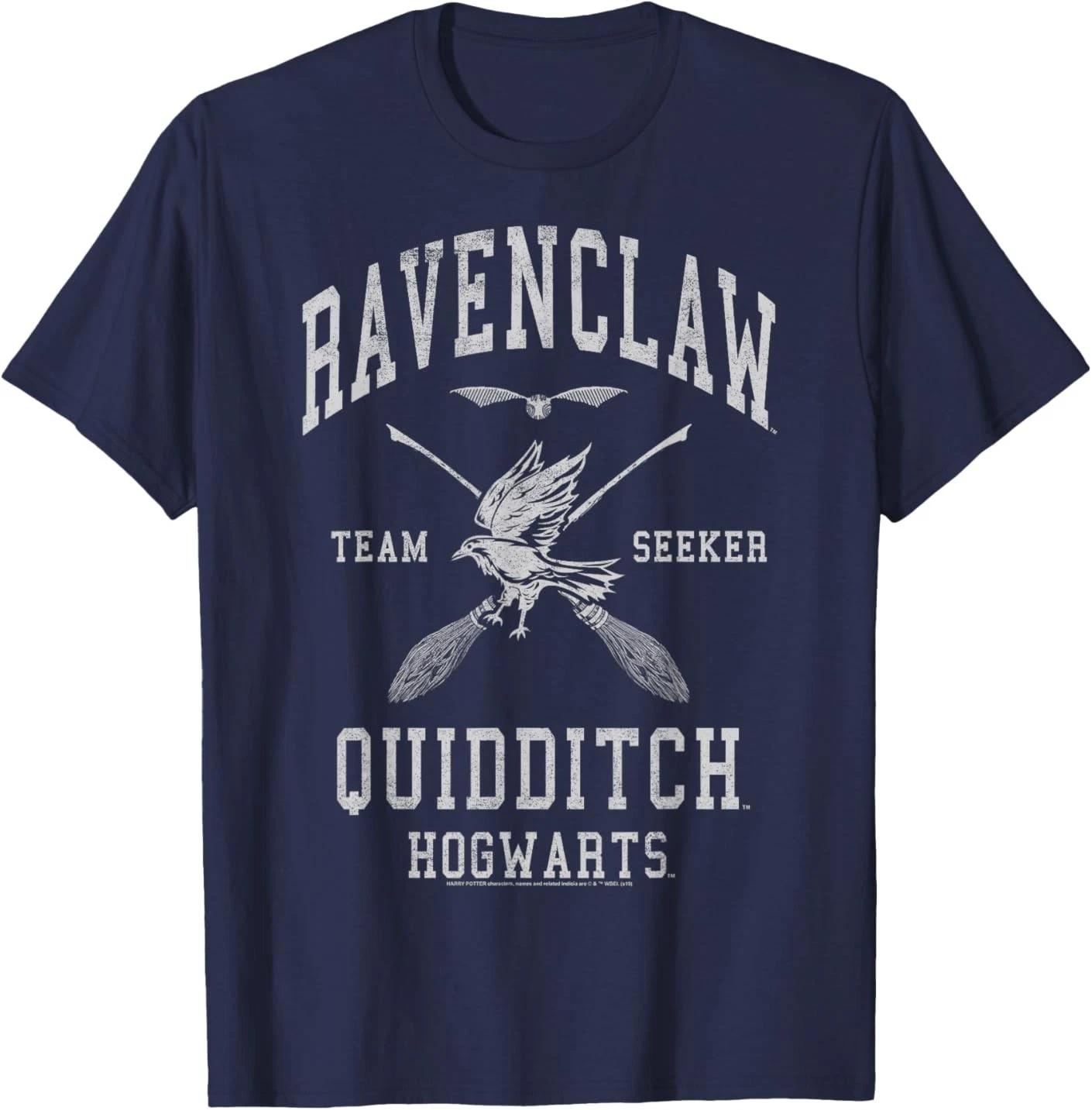 Harry Potter Ravenclaw Team Seeker Hogwarts Quidditch,Short Sleeve T-Shirt 4XL