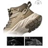 Comfortable Men's Hiking Boots Casual Sneakers Daily Walking Travel Shoes Fashionable Treking Footwear Lightweight Mesh Shoes