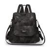 European and American new retro soft leather backpack large capacity multi-purpose women's backpack fashionable versatile travel schoolbag