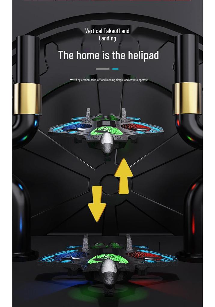 Remote Control H22 Foam Airplane Drone Quadcopter L25 Hovering Fighter