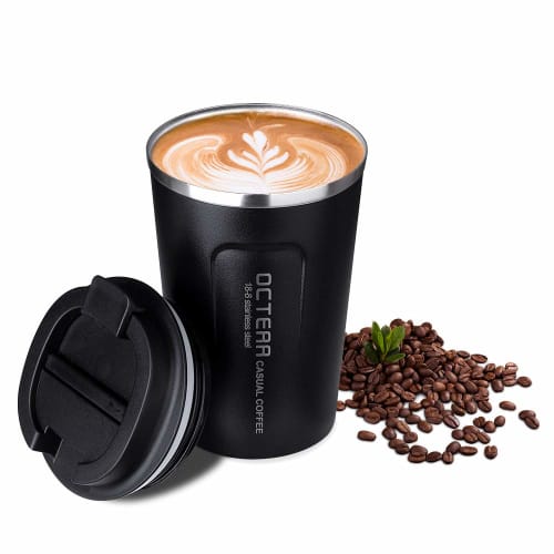 OCTERR Vacuum Insulated Stainless Steel Tumbler with Lid, Portable, Insulated, for Coffee, Convenience Store Use, and Direct Drip Coffee. A great gift