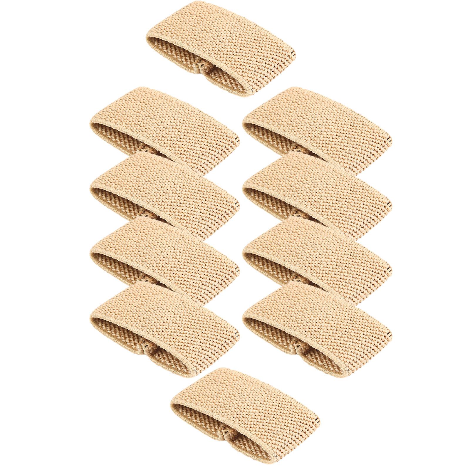 10Pcs Elastic Belt Keepers Accessories for 1.5  Wide Belts/Straps Strap Retainer Band Webbing Loop Backpacking Strap Keepers