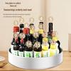 Rotating Kitchen Spice Rack: Stainless Steel Tray for Oil, Salt, Soy Sauce, Vinegar, and Seasonings