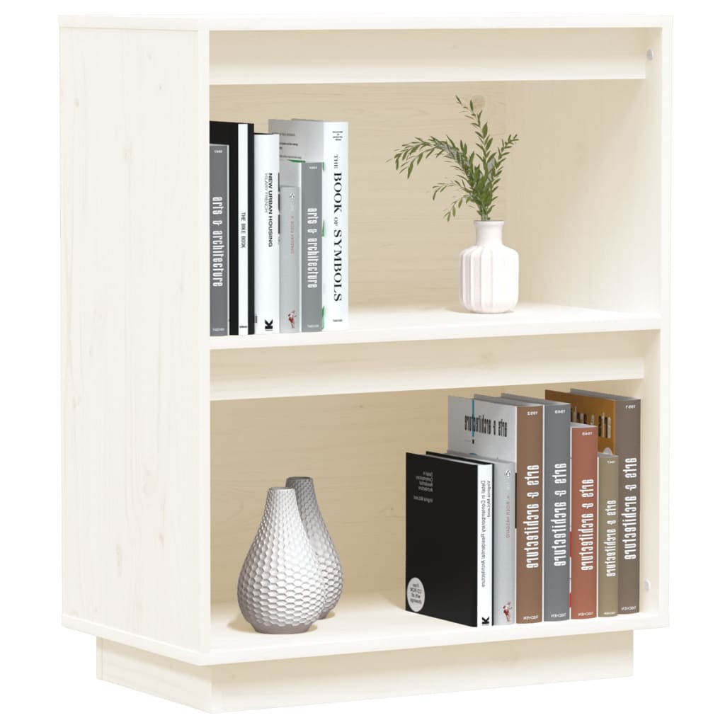 Vidaxl Cabinet, White, 60X34X75 Cm, Solid Pine Wood