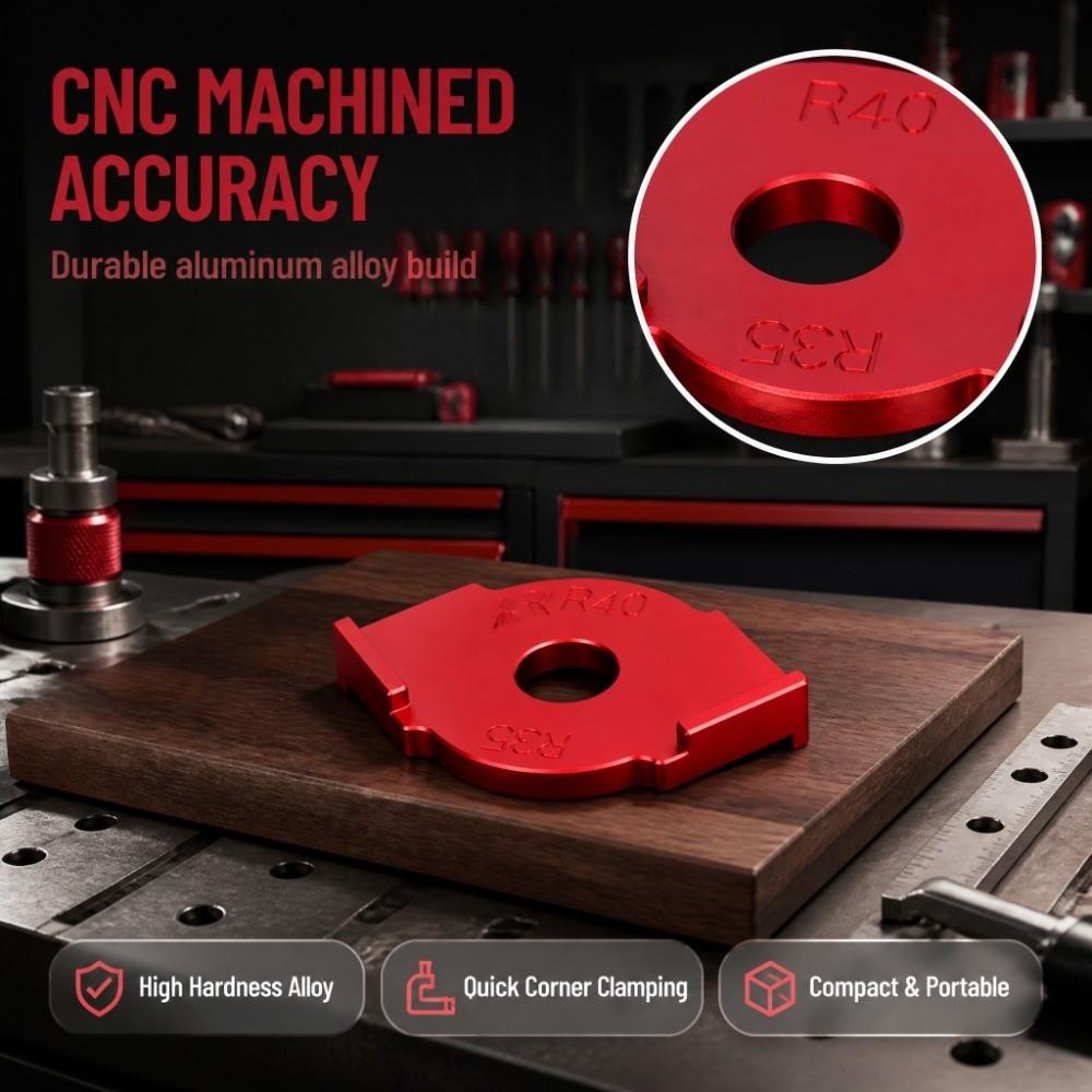 Handheld Design Handheld Edge Trimmer Aluminum Alloy Radius Jig Template For Woodworking