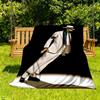 1 unidad Manta de Picnic Michael Jackson Moonwalk Ligera de Franela, Uso en Todas las Estaciones para Sofá, Exterior, Camping, Sala de Estar, Oficina, Silla