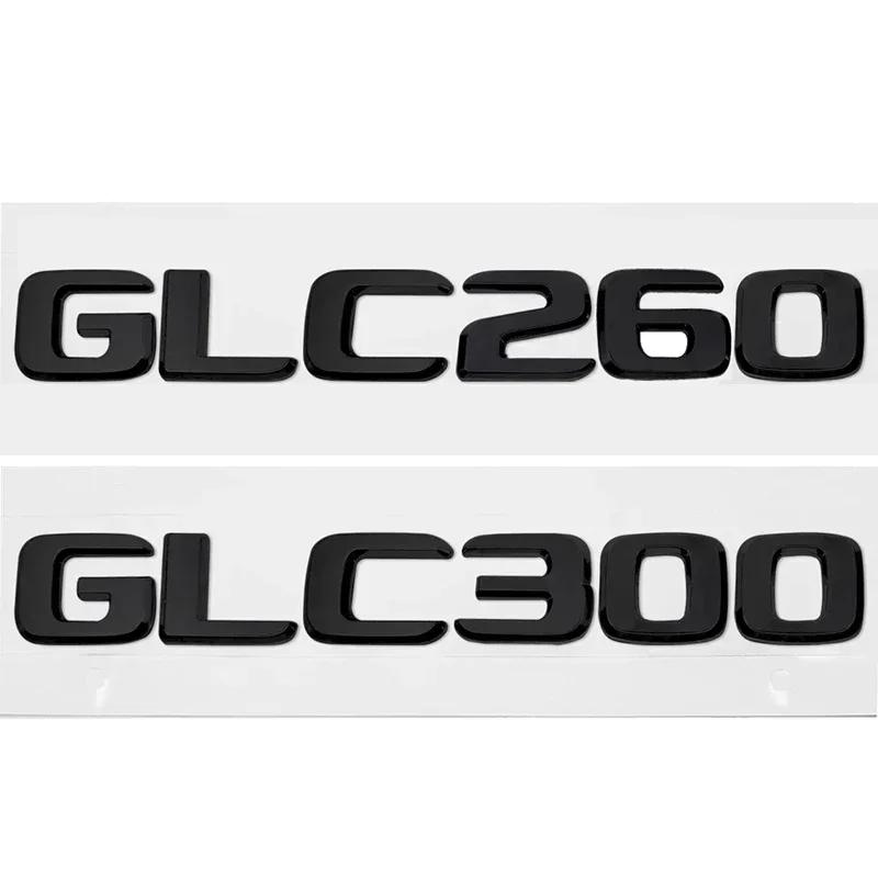 ABS Car Rear Sticker Alphabet Trunk Badge Decal Exterior for Mercedes Benz GLC63 GLC200 GLC260 GLC300 Auto Accessories