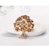 Classic Women Men Exquisite Tree Rhinestone Badges Brooch Shining Crystal Luxury Plant Pin For Lady