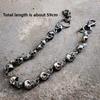 Skull Connected Metal Trousers Big Ghost Diablo Hip Hop Waist Chain