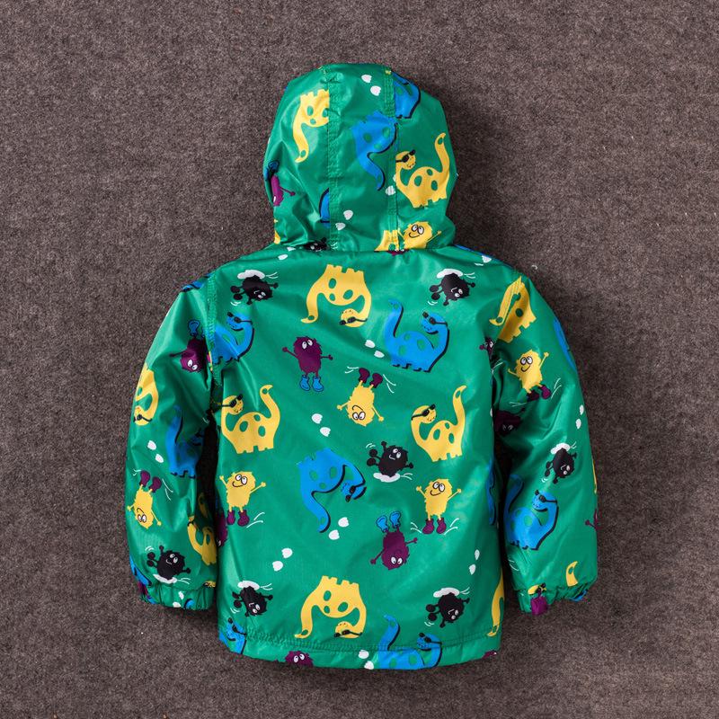 Girls' Cute Flower Windproof Waterproof Hooded Jacket - Kids Spring/Autumn 2016 Collection