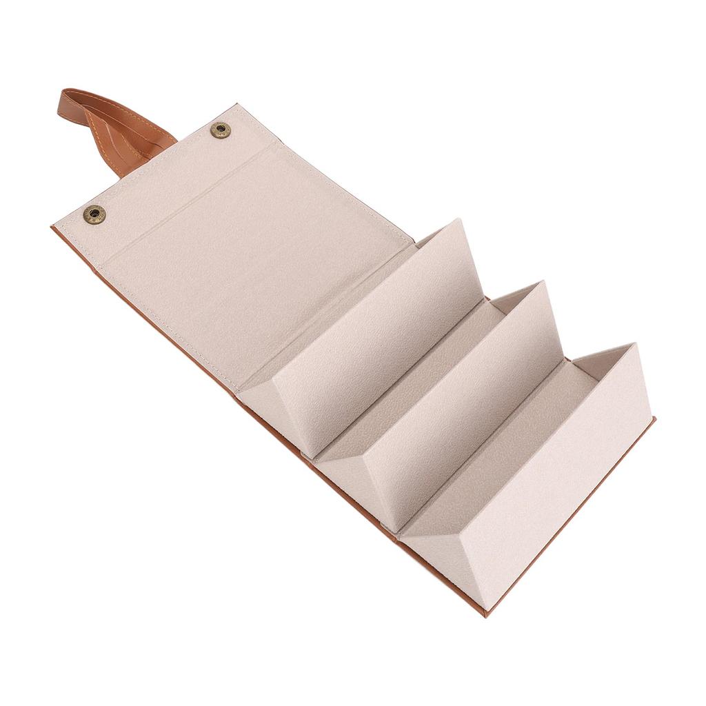 3 Slot Foldable Eyeglasses Case Multi Compartment Sunglasses Box Hanging Eye Glasses Display