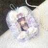 G-Trigger Frill Lace Decorative Trading Card Case, Lavender, Perfect for Oshikatsu Merchandise, Card Case, Card Display, Storage, B8