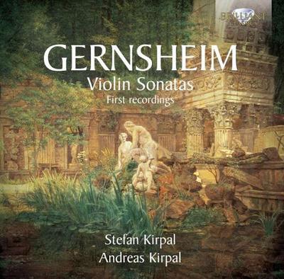 CD FRIEDRICH GERNSHEIM, STEFAN KIRPAL, - Violin Sonatas 94403 Brilliant Class 2012 Japan Classical Used