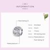 bamoer 925 Silver Metal Round Beads for Women Jewelry Making Vine Charm fit Original Bracelet DIY Jewelry BSC256