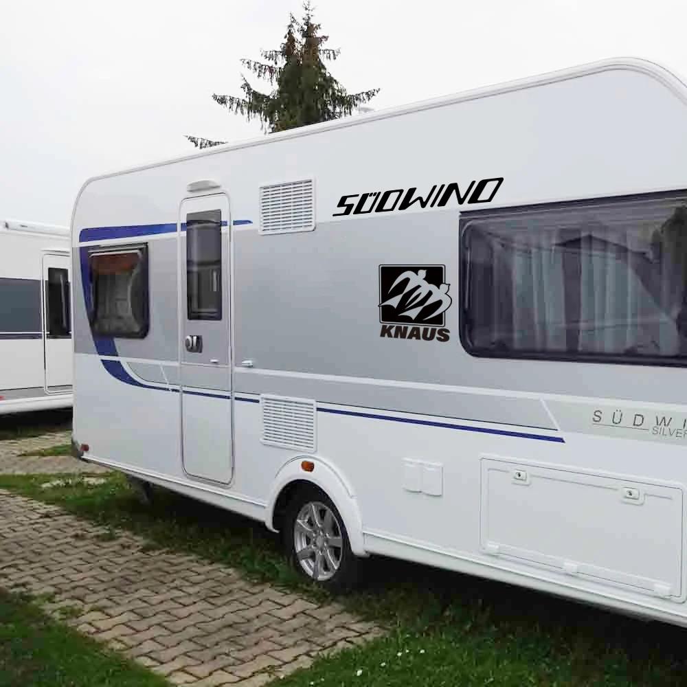 Adesivi per Auto Motorhome Cavalli Roulotte Camper Van Grafiche per Esterni Decorazione Decalcomania Vinile Accessori Auto Per Knaus Südwind