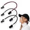 Hat Clip 3Pcs Gap Strip Windbreak Fixed Drop Prevention Fishing/Walking/Travel/Climbing