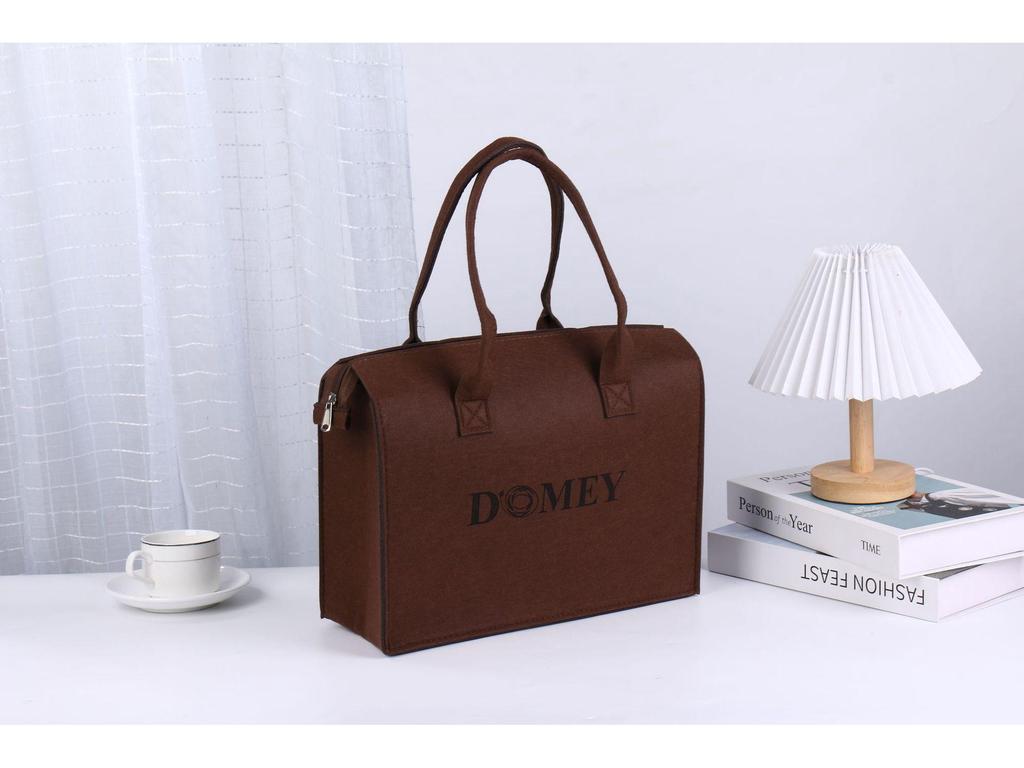 Xiaohongshu Influencer Style Felt Tote: Fashionable, Simple, Large-Capacity Souvenir Handbag