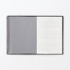 MUJI 2026 A6 Starting December Dark 84854262 Monthly/Weekly Planner, 2025, Gray,