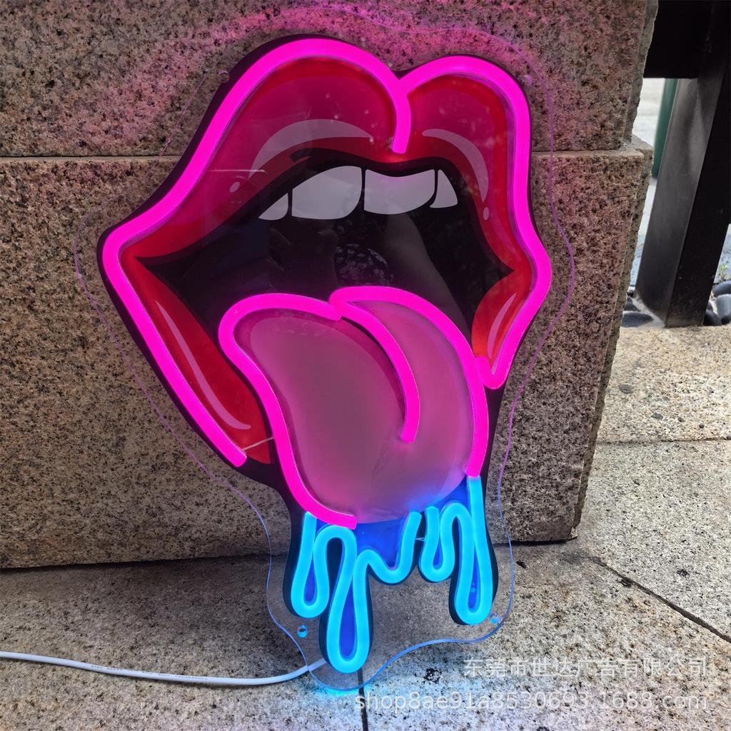 Anime Mushroom Bear Neon Light - Decorative Bedroom Lamp