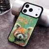 Red Panda Phone Case for iPhone 17 16 15 Pro Max Air 14 13 12 11 Plus Shockproof Capa Cover