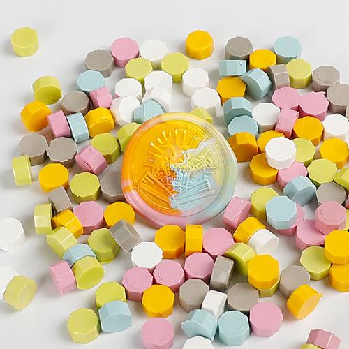 100 Stück Retro Siegelwachs Siegelstempel Wachsperlen Scrapbook-Material Hochzeit Geburtstagsparty Einladungsstempel DIY Stempeldekoration