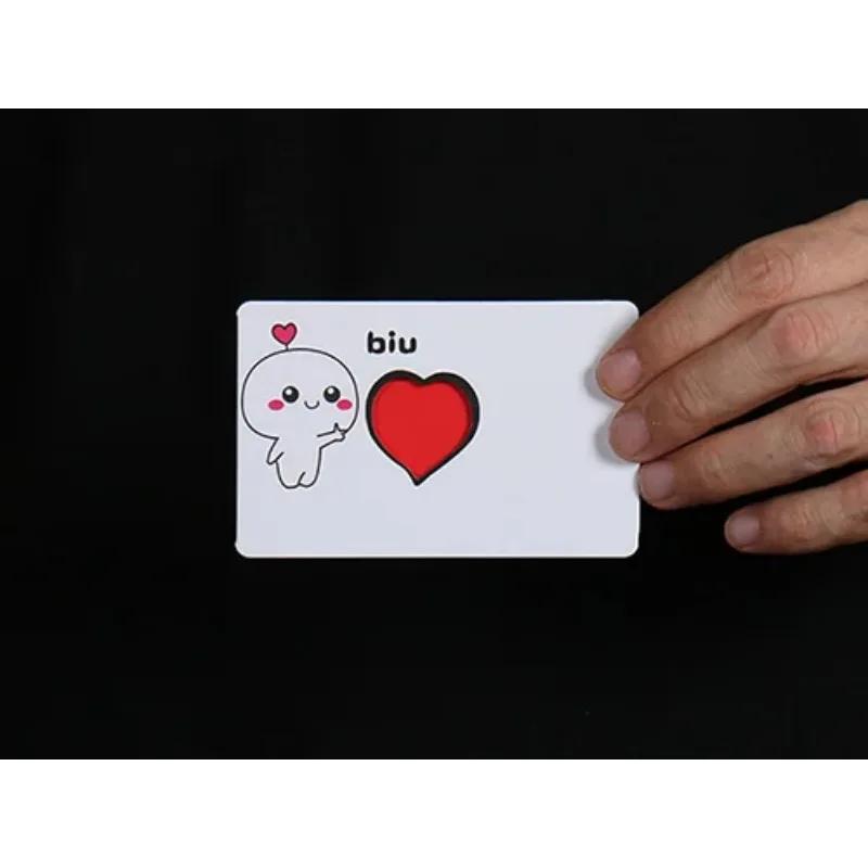 

Flick the Heart Magic Tricks Gimmicks Props Flick Finger the Heart Appearing Card Magia Magician Close Up Illusions Mentalism