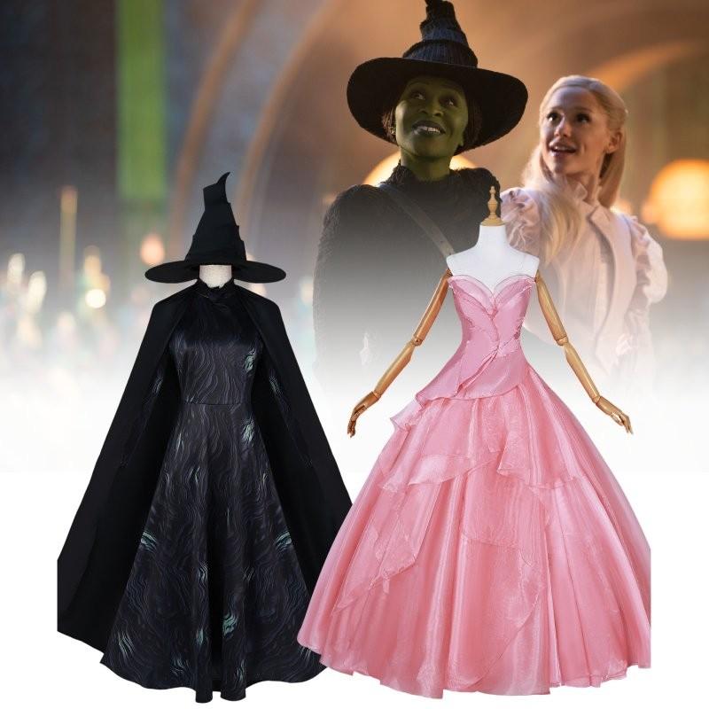 Elphaba Glinda Wicked Skirt Role Play Cosplay Costume Suits Clothes Performance