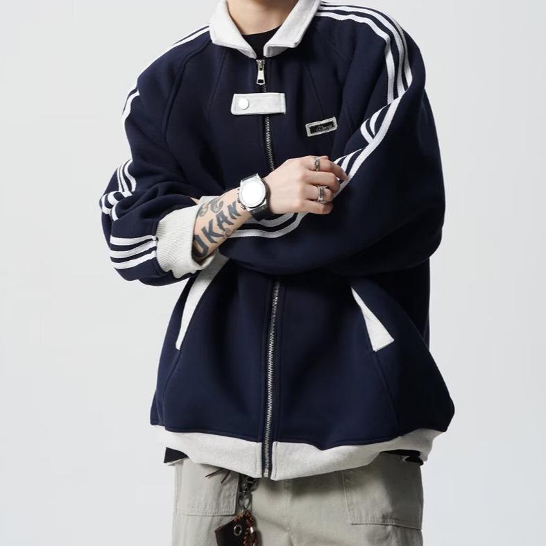 Japanese Harajuku Style Men's Cardigan – Versatile, Trendy, and Simple Design