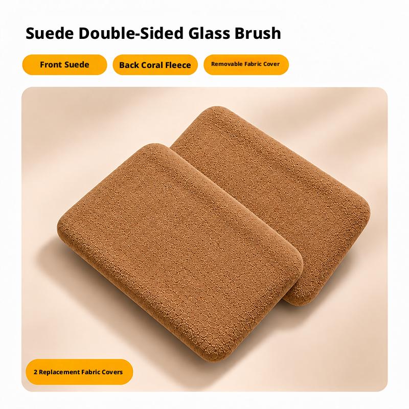 SEAMETAL Car Window Cleaning Brush Windshield Defogging Wiper Glass Cleaner Tool Rotatable Brush Head