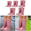 Rain Boots for Women Garden Shoes Waterproof Trendy Footwear Portable Anti Slip Rainboots
