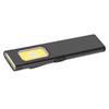 Magnetic EDC Flashlight Waterproofing 5 Gears Lighting Adjustable Portable Flat Pocket Flashlight for Camping Black