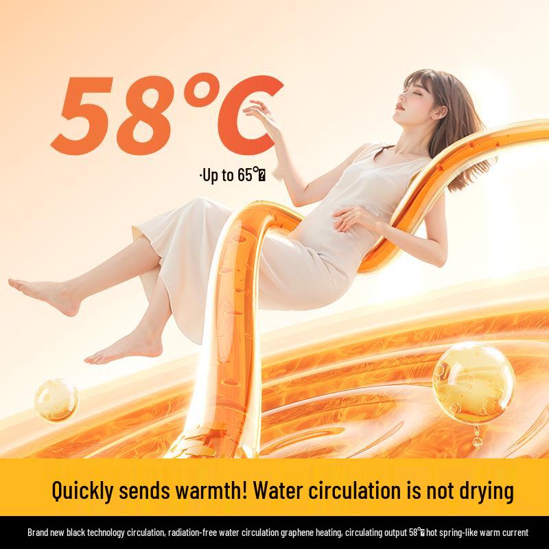 Yangzi Dual-Control Hydronic Electric Blanket for Dorms and Homes