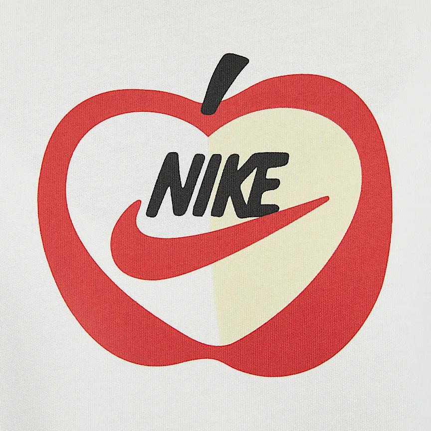 Nike Sportswear Oversized Casual Comfortable Crew Neck Short Sleeve T-Shirt Women T-Shirts Sail-White IB5577133