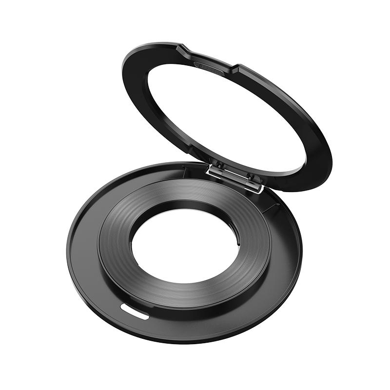 

Ultra Thin Metal Folding Mobile Phone Holder Stand Alloy Portable Phone Bracket Desktop Phone Holder with Aroma чёрный