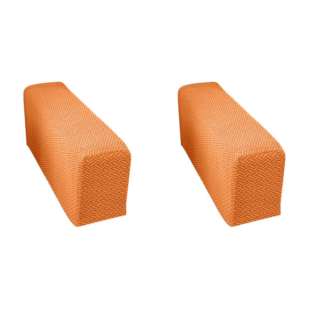 2Pcs 90x25x20cm Checkered Stretchy Stretch Fit Couch Arm Protector Washable Armrest Chair Covers Anti Slip Furniture Protector