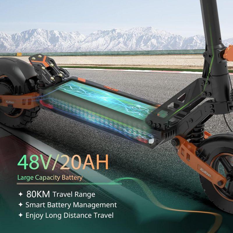 Kugookirin G2 Max Dospělá elektrická koloběžka 1000W Výkonná EScooter Skládací odrážecí koloběžka Elektrický stupínek 55KMH Maximální rychlost